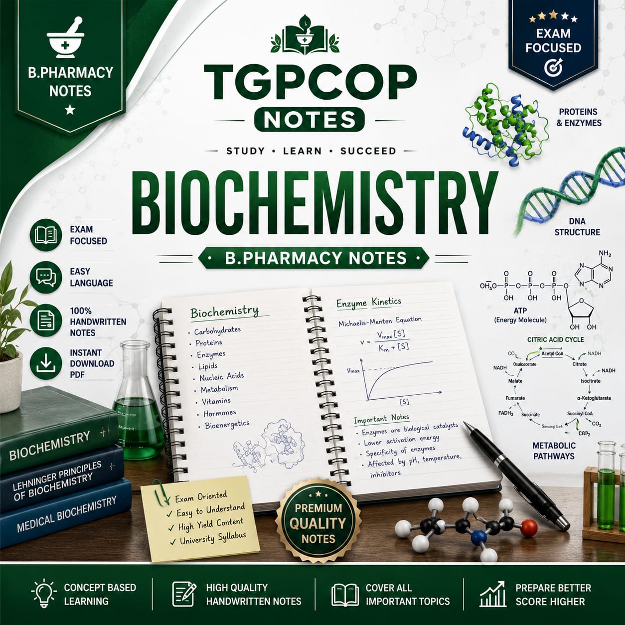 TGPCOP NOTES – Biochemistry (B.Pharm 2nd Sem)